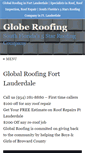 Mobile Screenshot of globeroofing.com